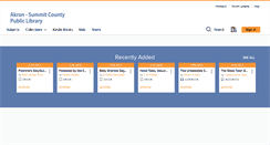 Desktop Screenshot of akronlibrary.lib.overdrive.com